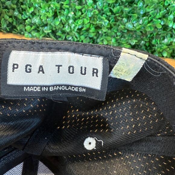 PGA Tour Course Black Vent Golf Hat - Picture 5 of 8